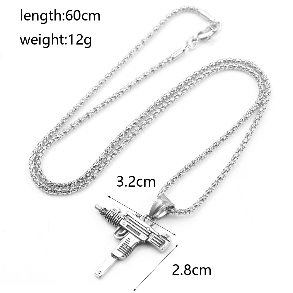 Punk Uzi Pistol Machine Gun Ne - Men Accessories Fashion ulasan dan harga