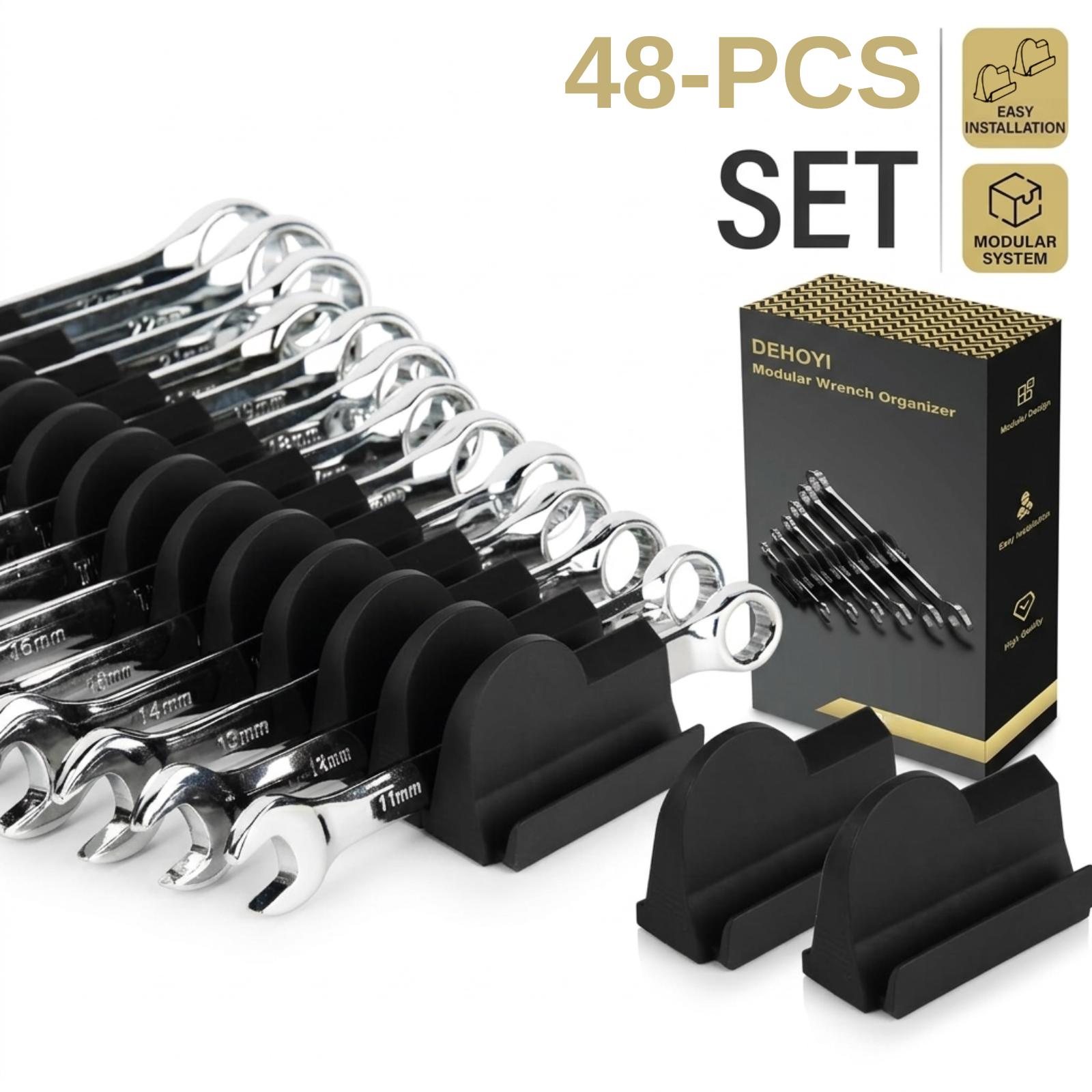 48Pcs Modular Wrench Organizer - Men'S Accessories Organizer Tray ulasan dan harga