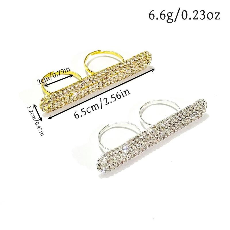Hot Fashion Lady Long Bar Ring - Men'S Accessories Dubai ulasan dan harga