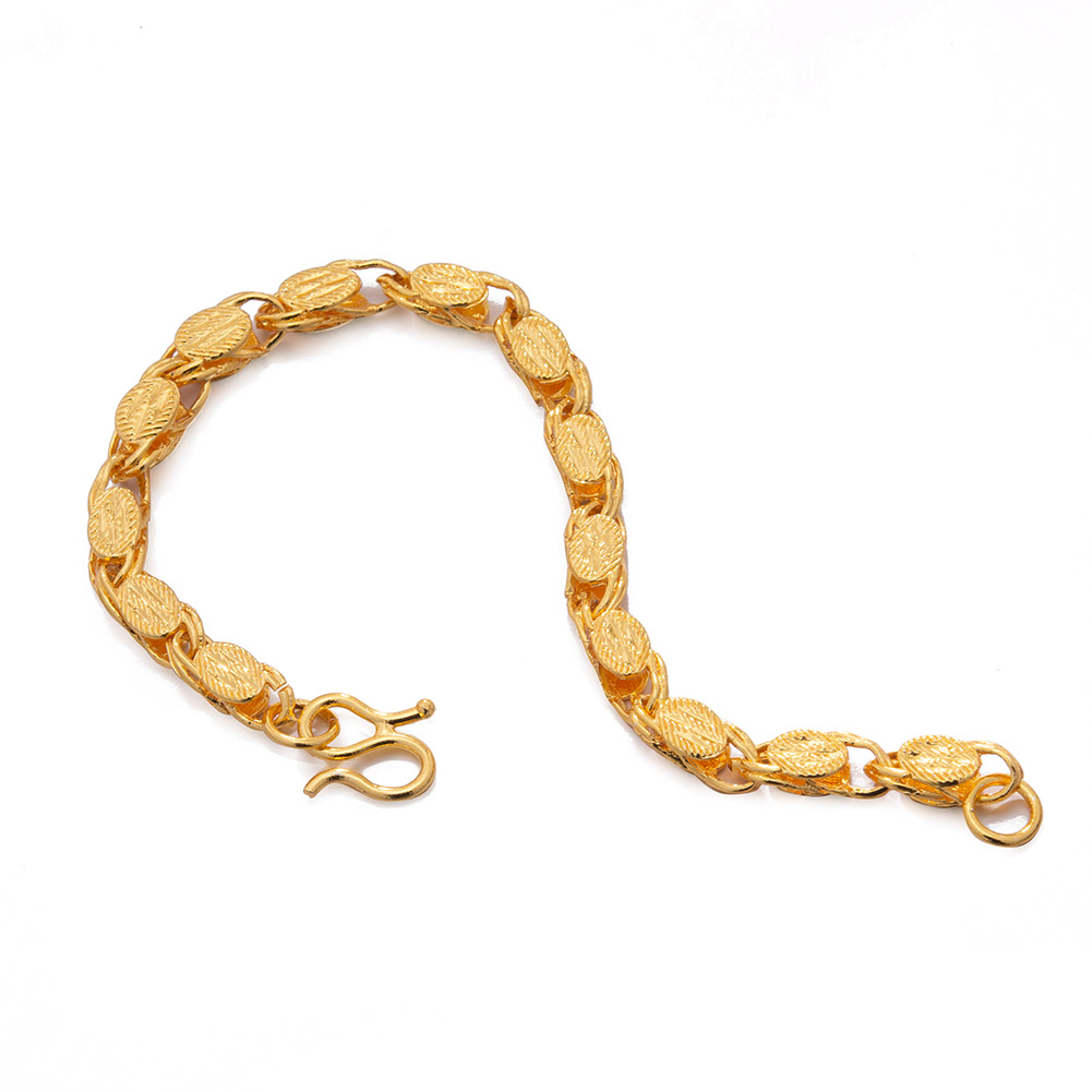 20CM Trendy Gold Color Men Bra - Men'S Accessories Dubai ulasan dan harga