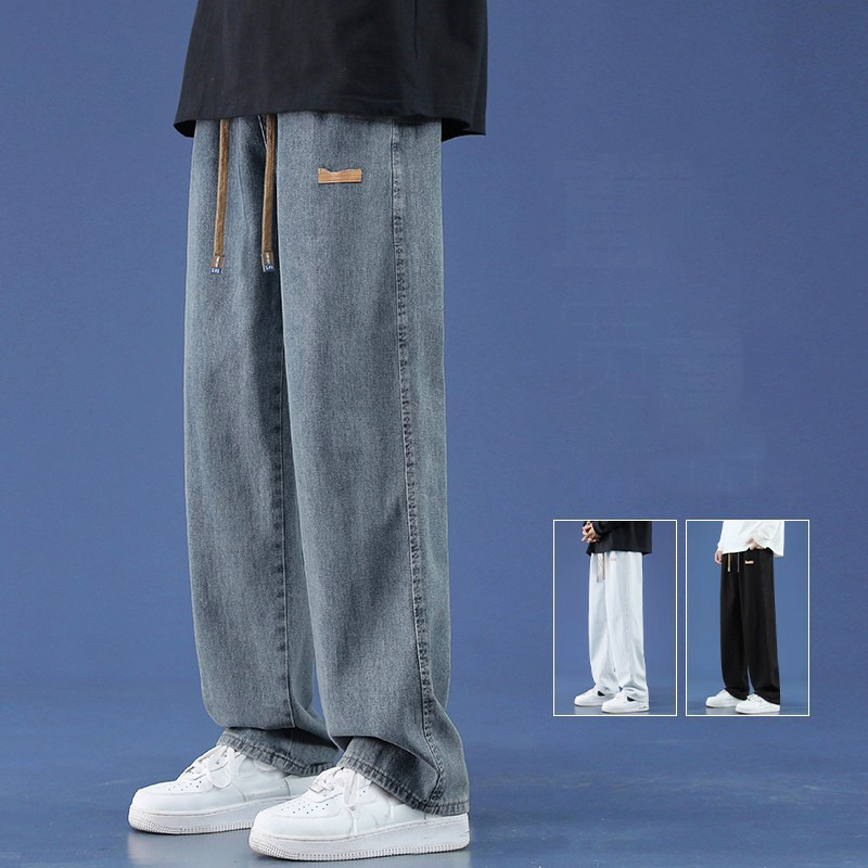 Summer Thin Men's Baggy Jeans  - Men'S Accessories For Jeans ulasan dan harga