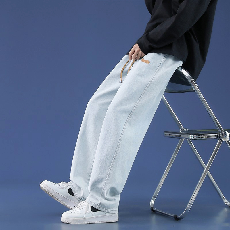 Summer Thin Men's Baggy Jeans  - Men'S Accessories For Jeans ulasan dan harga