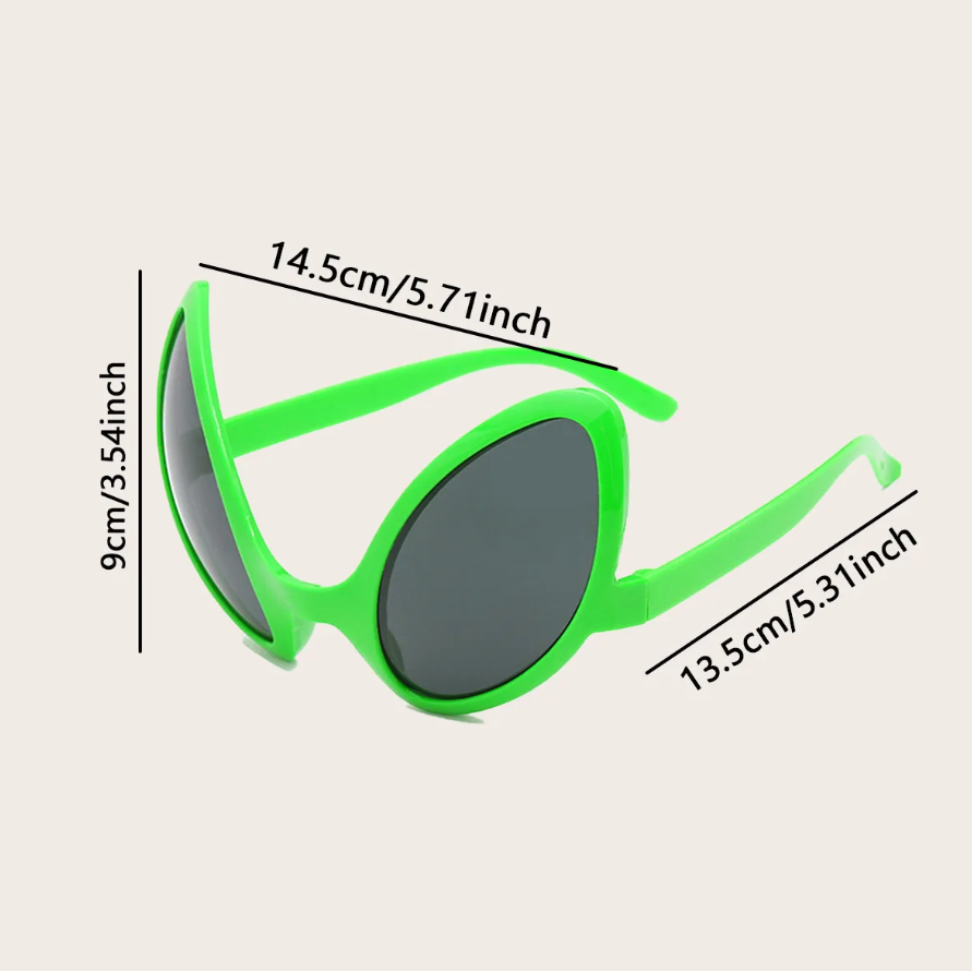 Green Alien Martian Quirky Sun - Men Accessories Fashion ulasan dan harga