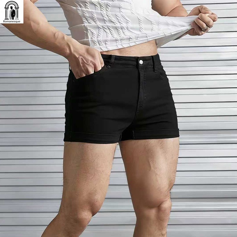 Men's Sexy Slim Fit White Deni - Men'S Accessories For Jeans ulasan dan harga