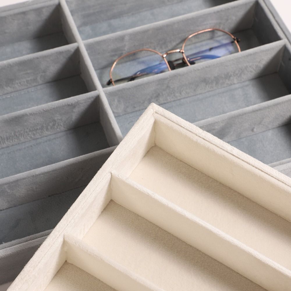 Beige Grey Sunglass Organizer  - Men'S Accessories Organizer Tray ulasan dan harga