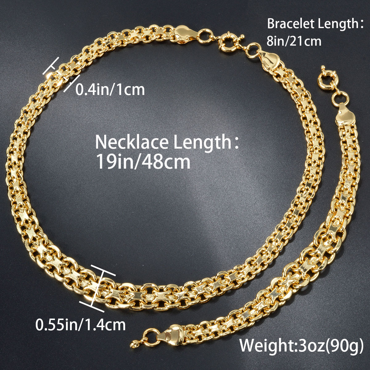 Sunny Luxury 18k Gold Plated G - Men'S Accessories Dubai ulasan dan harga