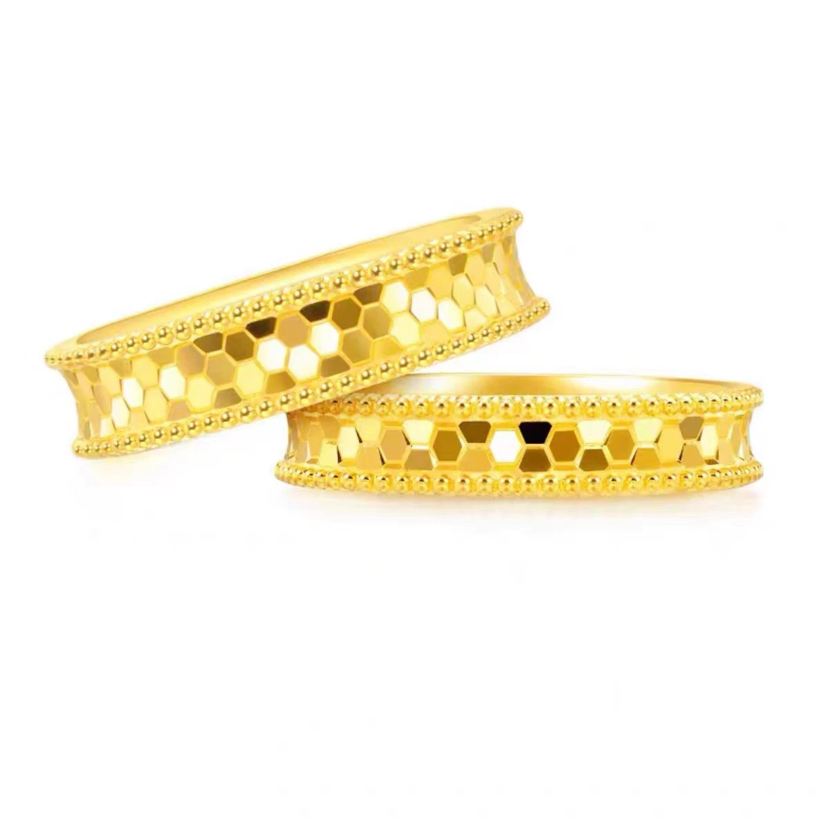 Pure Gold Color Shine Honeycom - Men'S Accessories Dubai ulasan dan harga