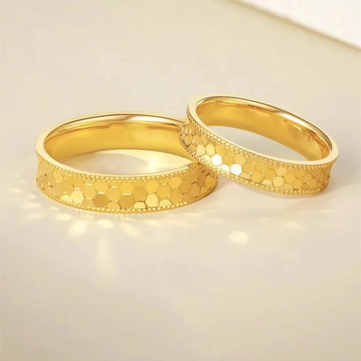 Pure Gold Color Shine Honeycom - Men'S Accessories Dubai ulasan dan harga
