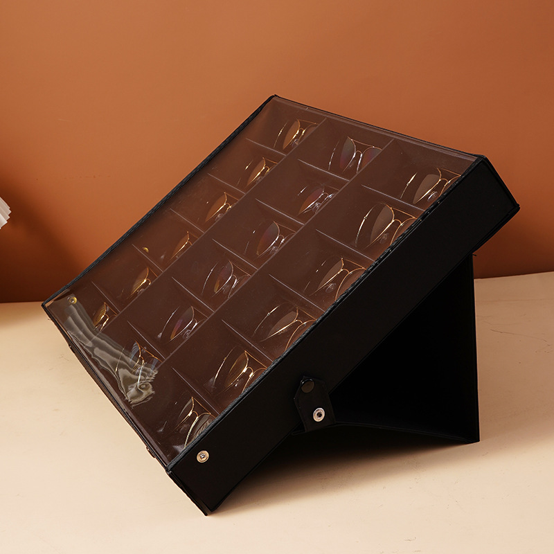 18 Slots /Grid Glasses Storage - Men'S Accessories Organizer Tray ulasan dan harga