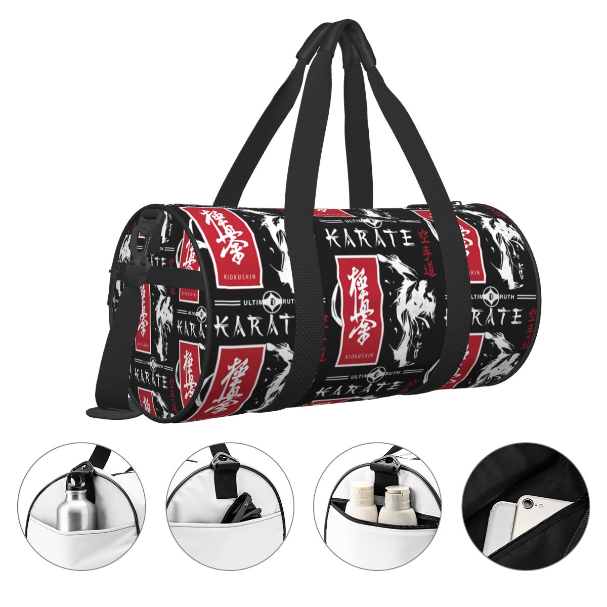 Kiokushin Karate Sport Bags Gy - Men'S Accessories Travel Bag ulasan dan harga