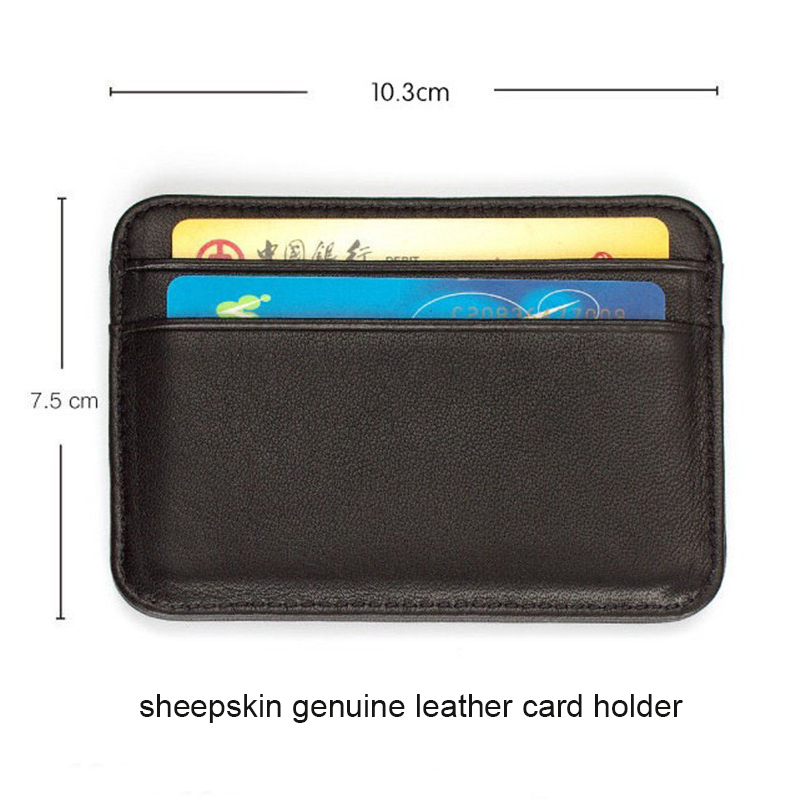 Genuine Leather Visit Card Hol - Men'S Accessories Wallet ulasan dan harga