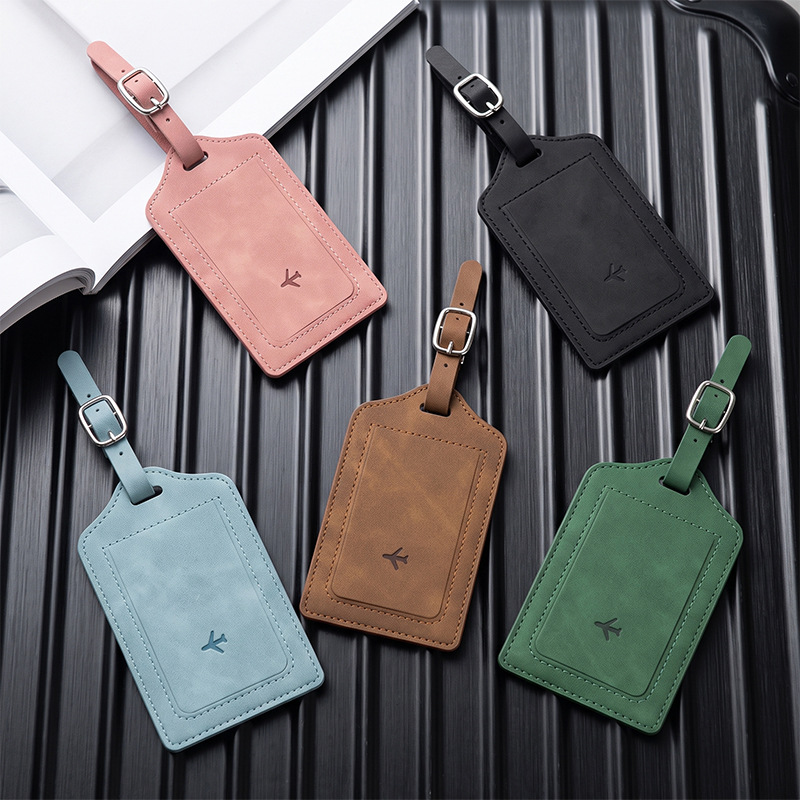 1PC PU Leather Luggage Tag Wom - Men'S Accessories Travel Bag ulasan dan harga