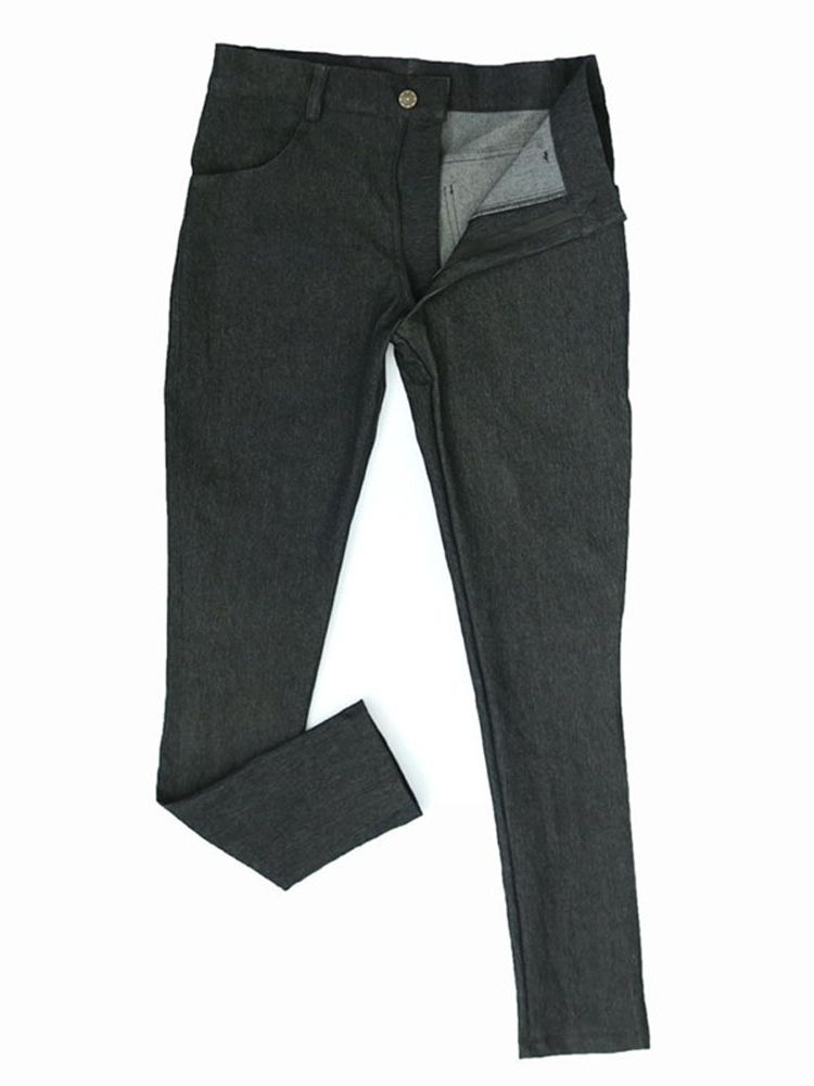 M-3XL Mens Elastic Denim Jeans - Men'S Accessories For Jeans ulasan dan harga