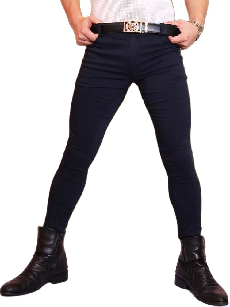 M-3XL Mens Elastic Denim Jeans - Men'S Accessories For Jeans ulasan dan harga