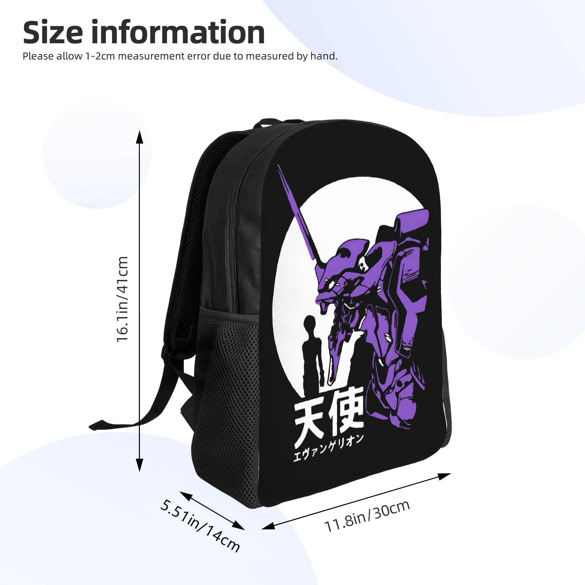 3D Print E-Evangelions Backpac - Men'S Accessories Travel Bag ulasan dan harga