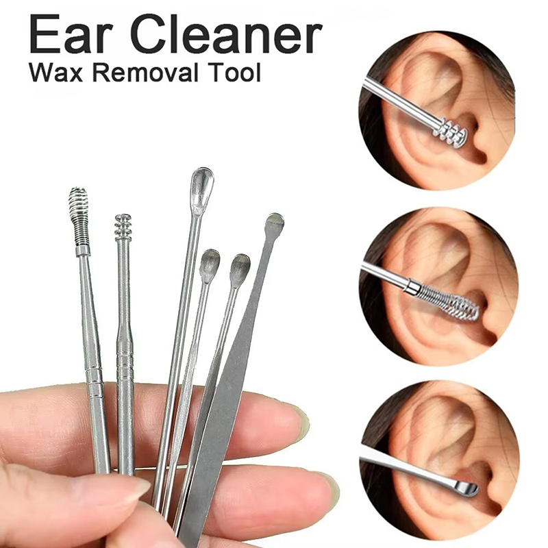 6Pcs Ear Wax Pickers Earwax Re - Men'S Accessories Types ulasan dan harga