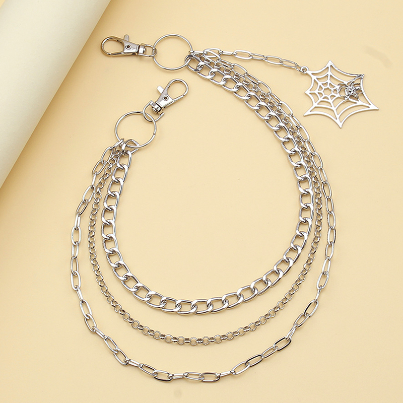 Fashion Punk Metal Pants Chain - Men'S Accessories For Jeans ulasan dan harga