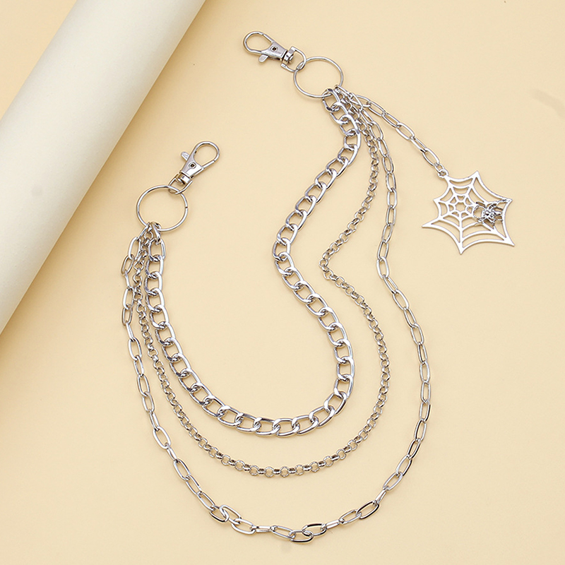 Fashion Punk Metal Pants Chain - Men'S Accessories For Jeans ulasan dan harga