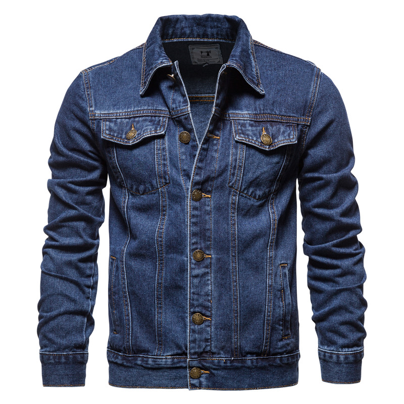 2025 Autumn Men Solid Denim Ja - Men'S Accessories For Jeans ulasan dan harga
