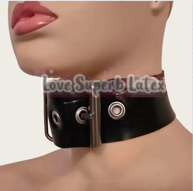0.4mm Sexy Latex Neck Choker R - Men'S Accessories Clothing ulasan dan harga